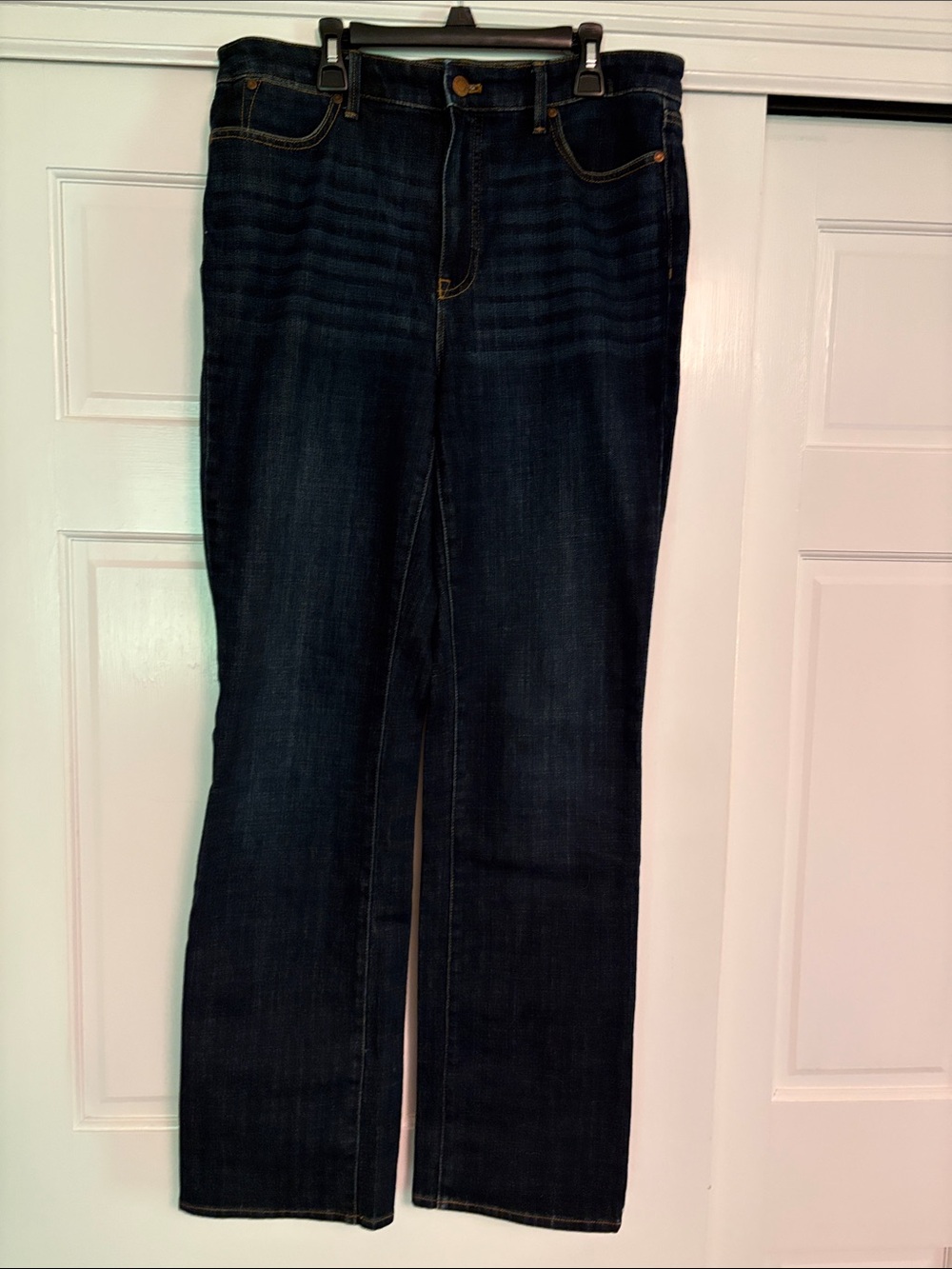 Talbots Dark Wash Straight Leg Women’s Jeans - Deep Indigo